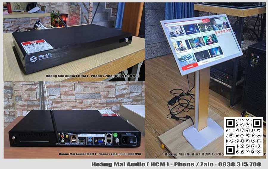 Đầu Karaoke NAS A22 + Màn Hình