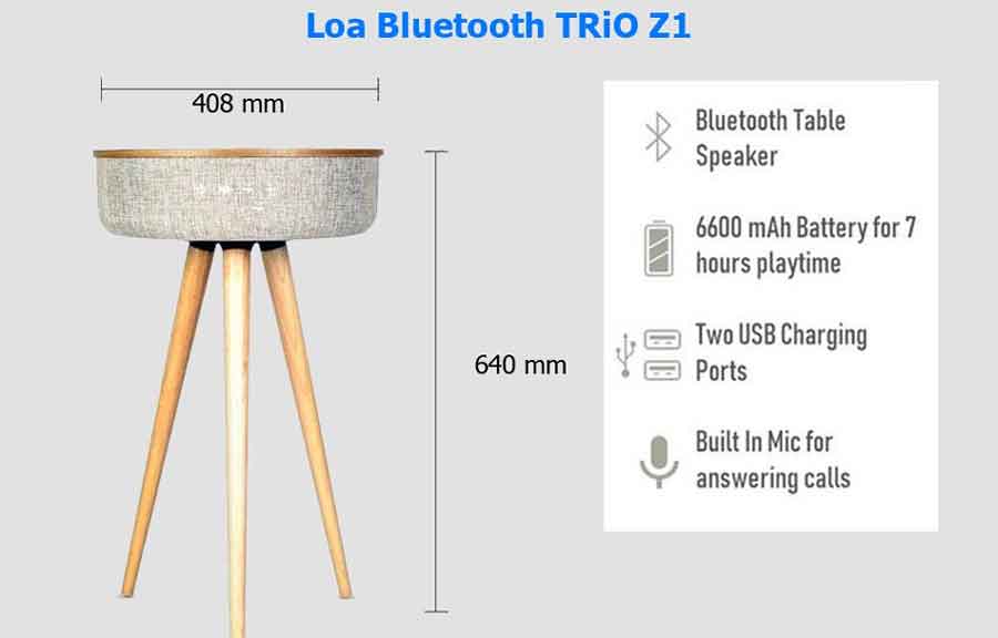 Loa Bluetooth TriO Z1