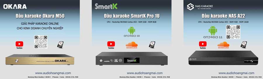 Nâng cấp đầu karaoke Okara m10 , m15