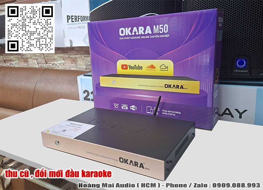 Nâng cấp đầu karaoke Okara m10 , m15