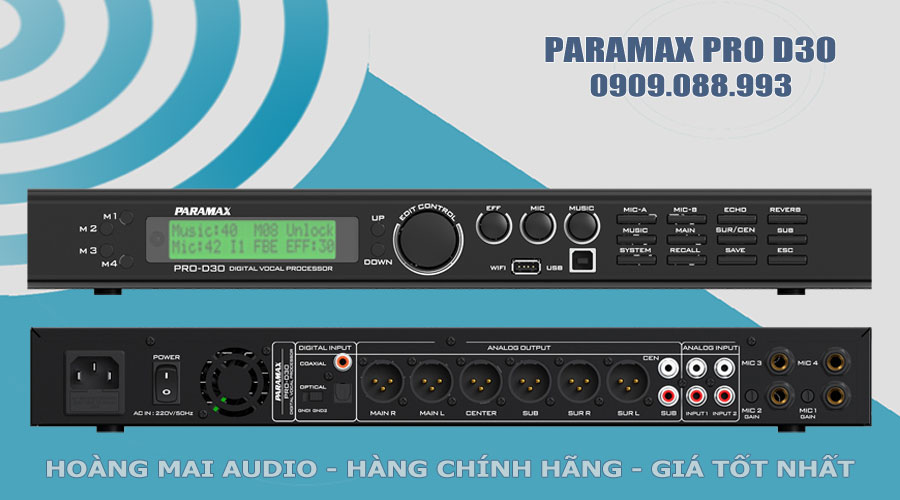 Vang số Paramax Pro D30