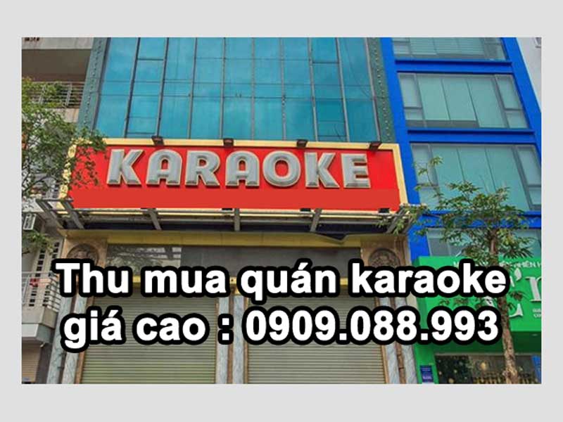 Chuyên thu mua, thanh lý trọn gói quán karaoke