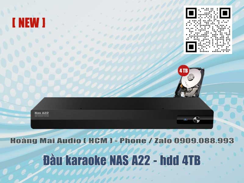 Đầu Karaoke Nas A22 , hdd 4TB