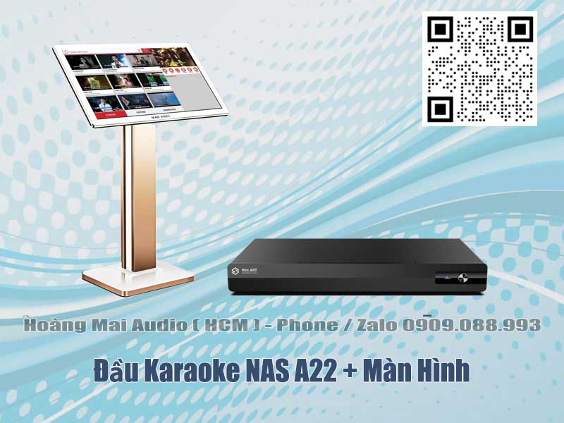 Đầu Karaoke NAS A22 + Màn Hình