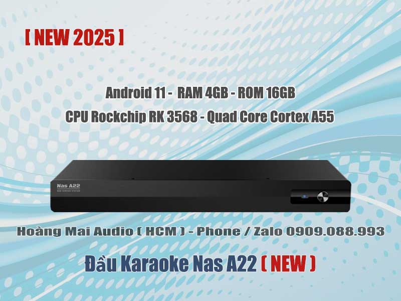 Đầu Karaoke Nas A22 - New 2025