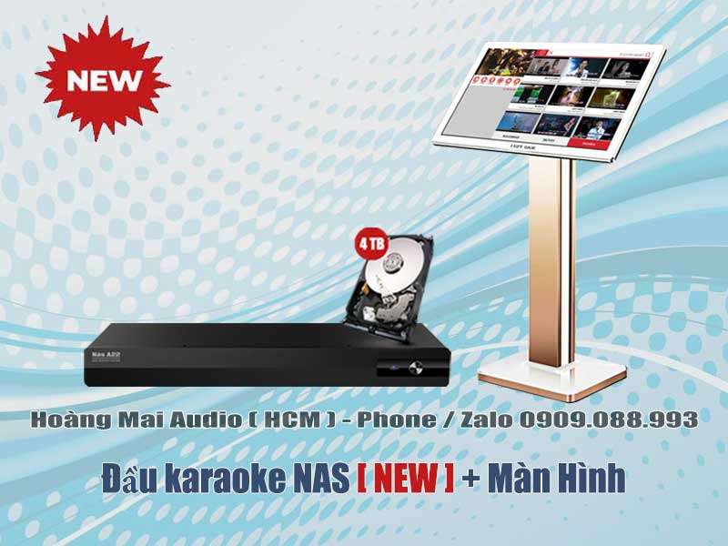 Đầu Karaoke NAS A22 New + Màn Hình