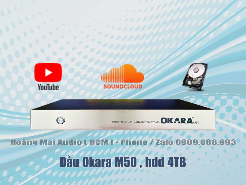 Đầu karaoke Okara M50 hdd 4TB