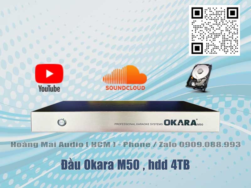 Đầu karaoke Okara M50 hdd 4TB