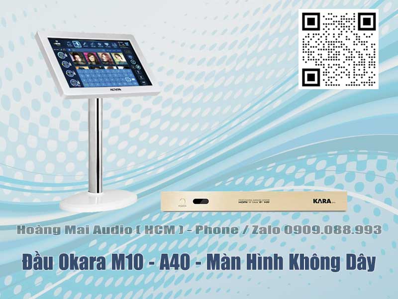 Đầu Okara M10 + Màn Hình Cảm Ứng Không Dây