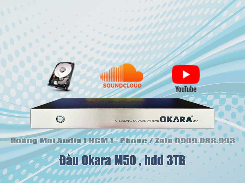 Đầu Okara M50 hdd 3TB