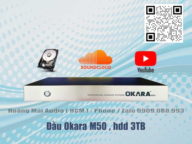 Đầu Okara M50 hdd 3TB