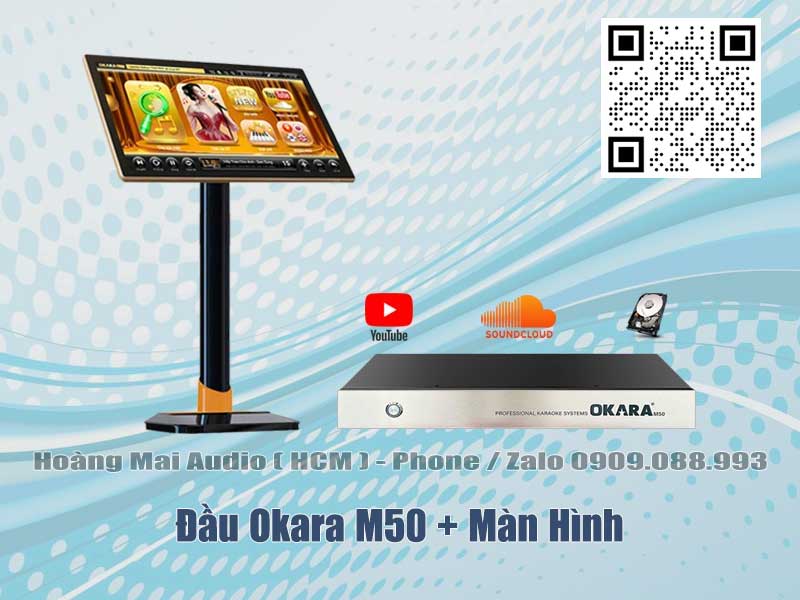Đầu Okara M50 + Màn hình cảm ứng Okara