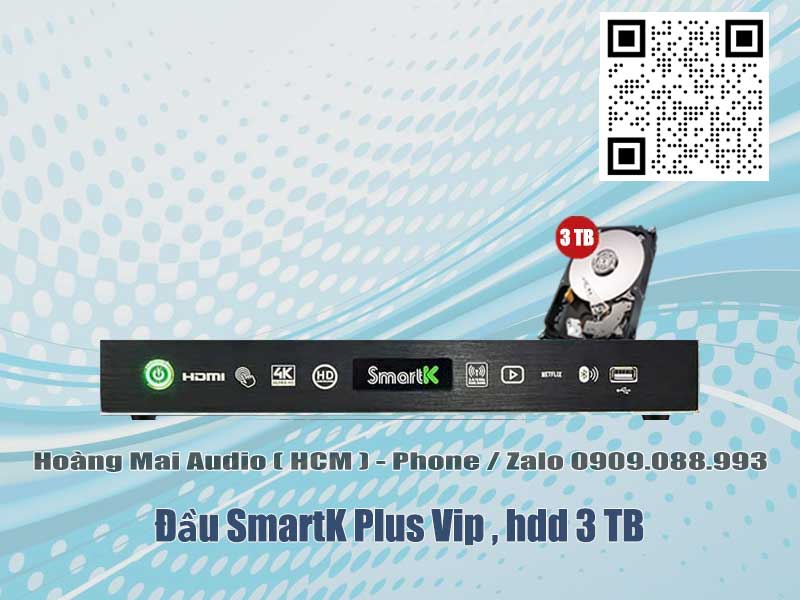 Đầu Smartk Plus Vip , Hdd 3TB