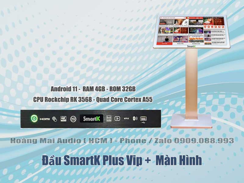Đầu SmartK Plus Vip +  Màn Hình