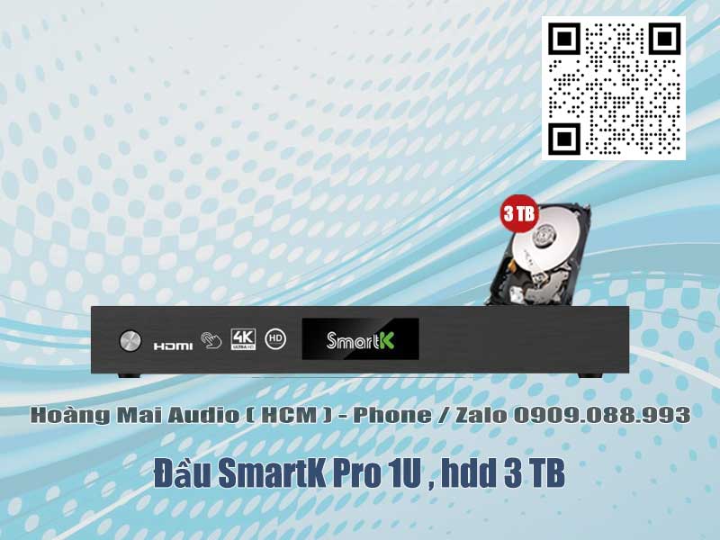 Đầu SmartK Pro 1U , hdd 3Tb