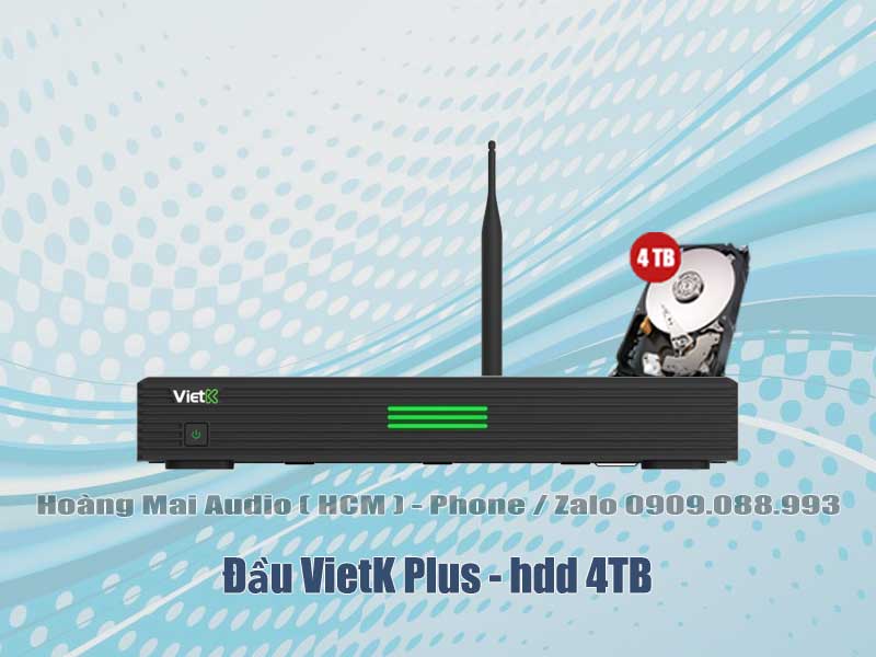 Đầu VietK Plus , hdd 4TB