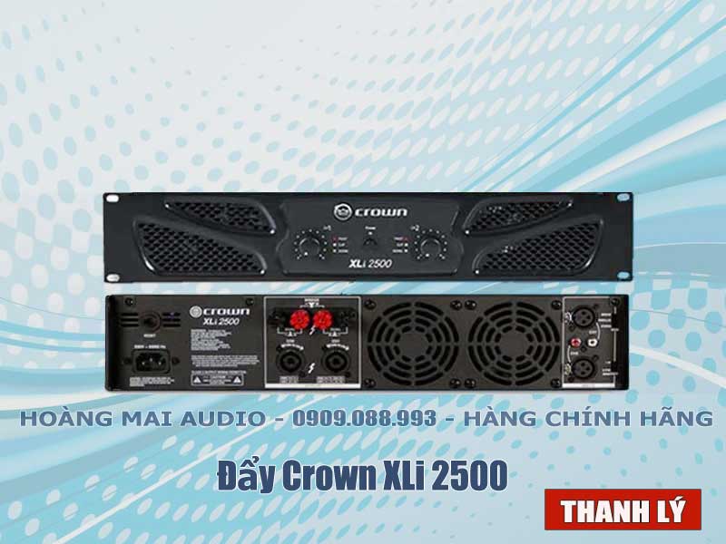 Đẩy Crown XLi 2500 - Thanh Lý