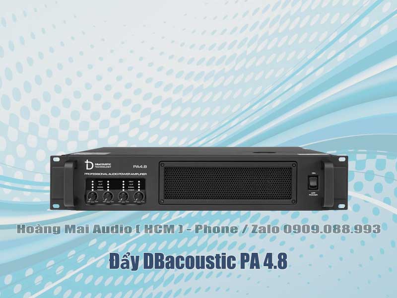 Đẩy DBacoustic PA 4.8
