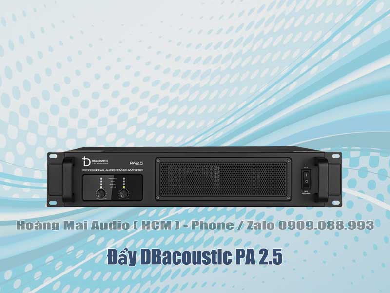Đẩy DBacoustic PA2.5