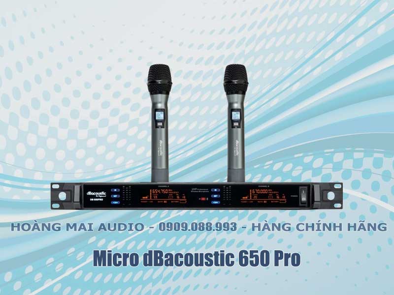 Micro DBacoustic 650 Pro