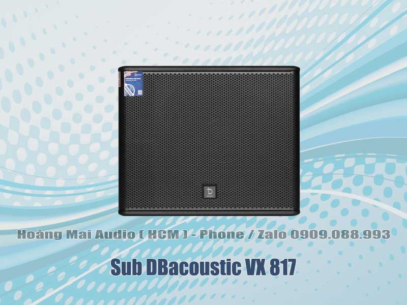 Sub DBacoustic VX817