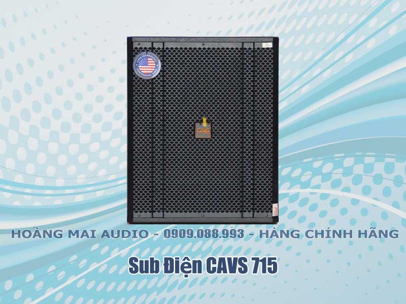 Sub điện CAVS 715 ( bass 40 cm ) new